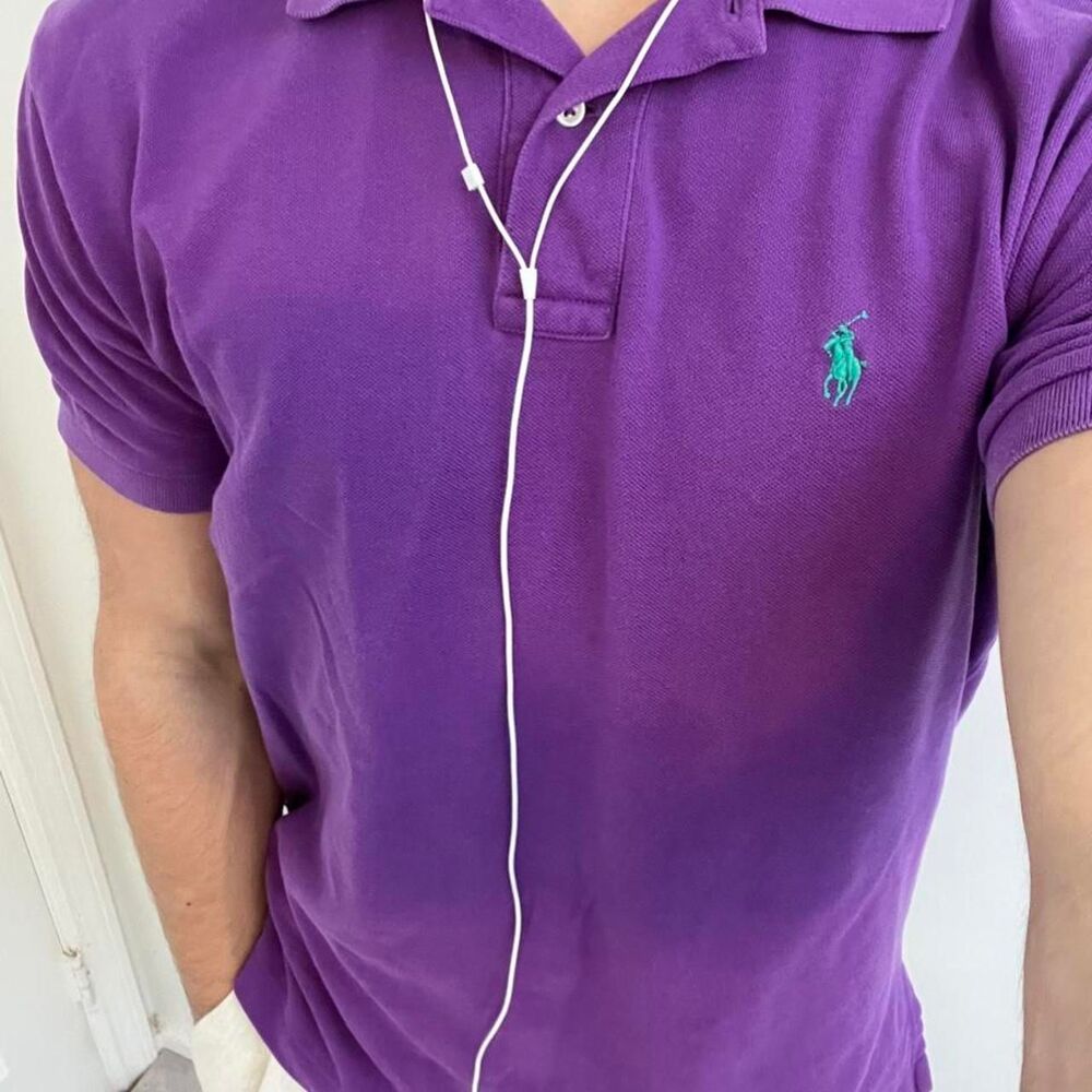 Polo-ralph-lauren Men's Purple Polo-shirts